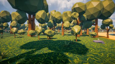 Sürdürülebilir kalkınma hedefleri, biyolojik çeşitlilik, büyüyen bir ekonomi ve ekoloji için grafiksel kaynaklar. 3 Boyutlu Hazırlama