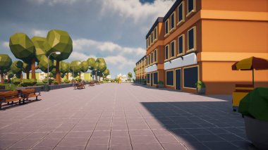 Sürdürülebilir kalkınma hedefleri, biyolojik çeşitlilik, büyüyen bir ekonomi ve ekoloji için grafiksel kaynaklar. 3B oluşturma ve düşük polyester