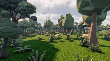 Sürdürülebilir kalkınma hedefleri, biyolojik çeşitlilik, büyüyen bir ekonomi ve ekoloji için grafiksel kaynaklar. 3B oluşturma ve düşük polyester