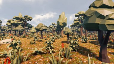 Sürdürülebilir kalkınma hedefleri, biyolojik çeşitlilik, büyüyen bir ekonomi ve ekoloji için grafiksel kaynaklar. 3B oluşturma ve düşük polyester