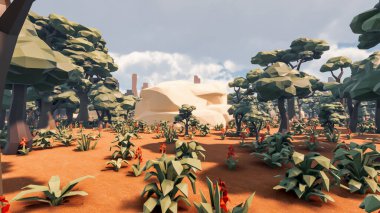 Sürdürülebilir kalkınma hedefleri, biyolojik çeşitlilik, büyüyen bir ekonomi ve ekoloji için grafiksel kaynaklar. 3B oluşturma ve düşük polyester