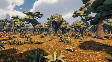 Sürdürülebilir kalkınma hedefleri, biyolojik çeşitlilik, büyüyen bir ekonomi ve ekoloji için grafiksel kaynaklar. 3B oluşturma ve düşük polyester