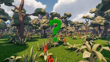 Sürdürülebilir kalkınma hedefleri, biyolojik çeşitlilik, büyüyen bir ekonomi ve ekoloji için grafiksel kaynaklar. 3B oluşturma ve düşük polyester