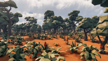 Sürdürülebilir kalkınma hedefleri, biyolojik çeşitlilik, büyüyen bir ekonomi ve ekoloji için grafiksel kaynaklar. 3B oluşturma ve düşük polyester