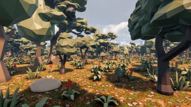 Sürdürülebilir kalkınma hedefleri, biyolojik çeşitlilik, büyüyen bir ekonomi ve ekoloji için grafiksel kaynaklar. 3B oluşturma ve düşük polyester