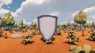 Sürdürülebilir kalkınma hedefleri, biyolojik çeşitlilik, büyüyen bir ekonomi ve ekoloji için grafiksel kaynaklar. 3B oluşturma ve düşük polyester