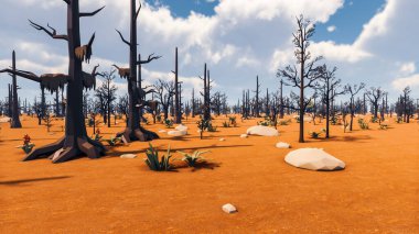 Sürdürülebilir kalkınma hedefleri, biyolojik çeşitlilik, büyüyen bir ekonomi ve ekoloji için grafiksel kaynaklar. 3B oluşturma ve düşük polyester