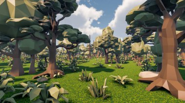 Sürdürülebilir kalkınma hedefleri, biyolojik çeşitlilik, büyüyen bir ekonomi ve ekoloji için grafiksel kaynaklar. 3B oluşturma ve düşük polyester