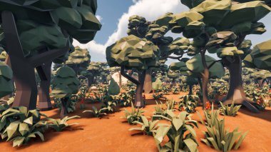 Sürdürülebilir kalkınma hedefleri, biyolojik çeşitlilik, büyüyen bir ekonomi ve ekoloji için grafiksel kaynaklar. 3B oluşturma ve düşük polyester