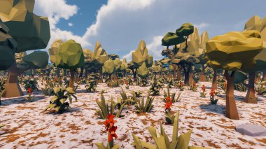 Sürdürülebilir kalkınma hedefleri, biyolojik çeşitlilik, büyüyen bir ekonomi ve ekoloji için grafiksel kaynaklar. 3B oluşturma ve düşük polyester