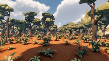 Sürdürülebilir kalkınma hedefleri, biyolojik çeşitlilik, büyüyen bir ekonomi ve ekoloji için grafiksel kaynaklar. 3B oluşturma ve düşük polyester