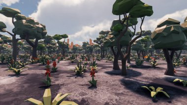 Sürdürülebilir kalkınma hedefleri, biyolojik çeşitlilik, büyüyen bir ekonomi ve ekoloji için grafiksel kaynaklar. 3B oluşturma ve düşük polyester