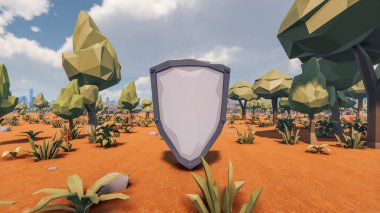 Sürdürülebilir kalkınma hedefleri, biyolojik çeşitlilik, büyüyen bir ekonomi ve ekoloji için grafiksel kaynaklar. 3B oluşturma ve düşük polyester