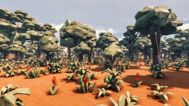 Sürdürülebilir kalkınma hedefleri, biyolojik çeşitlilik, büyüyen bir ekonomi ve ekoloji için grafiksel kaynaklar. 3B oluşturma ve düşük polyester