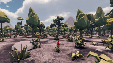 Sürdürülebilir kalkınma hedefleri, biyolojik çeşitlilik, büyüyen bir ekonomi ve ekoloji için grafiksel kaynaklar. 3B oluşturma ve düşük polyester