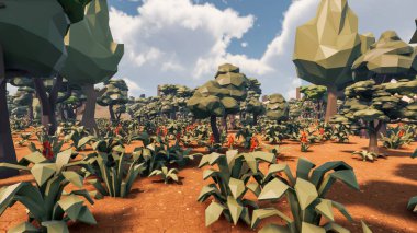 Sürdürülebilir kalkınma hedefleri, biyolojik çeşitlilik, büyüyen bir ekonomi ve ekoloji için grafiksel kaynaklar. 3B oluşturma ve düşük polyester