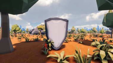 Sürdürülebilir kalkınma hedefleri, biyolojik çeşitlilik, büyüyen bir ekonomi ve ekoloji için grafiksel kaynaklar. 3B oluşturma ve düşük polyester