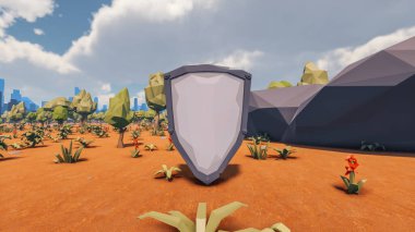 Sürdürülebilir kalkınma hedefleri, biyolojik çeşitlilik, büyüyen bir ekonomi ve ekoloji için grafiksel kaynaklar. 3B oluşturma ve düşük polyester