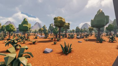 Sürdürülebilir kalkınma hedefleri, biyolojik çeşitlilik, büyüyen bir ekonomi ve ekoloji için grafiksel kaynaklar. 3B oluşturma ve düşük polyester