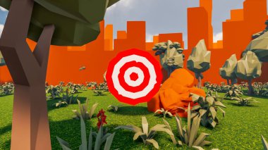 Sürdürülebilir kalkınma hedefleri, biyolojik çeşitlilik, büyüyen bir ekonomi ve ekoloji için grafiksel kaynaklar. 3B oluşturma ve düşük polyester