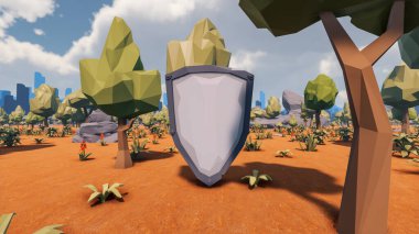 Sürdürülebilir kalkınma hedefleri, biyolojik çeşitlilik, büyüyen bir ekonomi ve ekoloji için grafiksel kaynaklar. 3B oluşturma ve düşük polyester