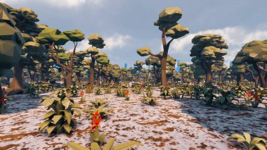 Sürdürülebilir kalkınma hedefleri, biyolojik çeşitlilik, büyüyen bir ekonomi ve ekoloji için grafiksel kaynaklar. 3B oluşturma ve düşük polyester