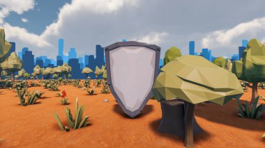 Sürdürülebilir kalkınma hedefleri, biyolojik çeşitlilik, büyüyen bir ekonomi ve ekoloji için grafiksel kaynaklar. 3B oluşturma ve düşük polyester