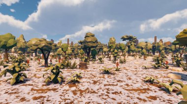 Sürdürülebilir kalkınma hedefleri, biyolojik çeşitlilik, büyüyen bir ekonomi ve ekoloji için grafiksel kaynaklar. 3B oluşturma ve düşük polyester