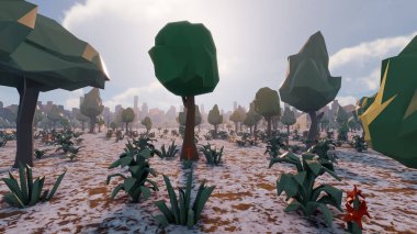 Sürdürülebilir kalkınma hedefleri, biyolojik çeşitlilik, büyüyen bir ekonomi ve ekoloji için grafiksel kaynaklar. 3B oluşturma ve düşük polyester