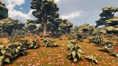 Sürdürülebilir kalkınma hedefleri, biyolojik çeşitlilik, büyüyen bir ekonomi ve ekoloji için grafiksel kaynaklar. 3B oluşturma ve düşük polyester