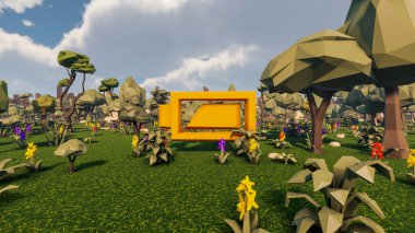 Sürdürülebilir kalkınma hedefleri için grafiksel kaynaklar biyolojik çeşitlilik büyüyen bir ekonomi ve ekoloji 3D yorumlama ve düşük polyester