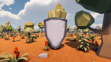 Sürdürülebilir kalkınma hedefleri, biyolojik çeşitlilik, büyüyen bir ekonomi ve ekoloji için grafiksel kaynaklar. 3B oluşturma ve düşük polyester