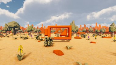 Sürdürülebilir kalkınma hedefleri için grafiksel kaynaklar biyolojik çeşitlilik büyüyen bir ekonomi ve ekoloji 3D yorumlama ve düşük polyester