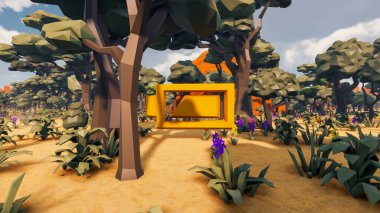 Sürdürülebilir kalkınma hedefleri için grafiksel kaynaklar biyolojik çeşitlilik büyüyen bir ekonomi ve ekoloji 3D yorumlama ve düşük polyester