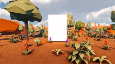 Sürdürülebilir kalkınma hedefleri için grafiksel kaynaklar biyolojik çeşitlilik büyüyen bir ekonomi ve ekoloji 3D yorumlama ve düşük polyester