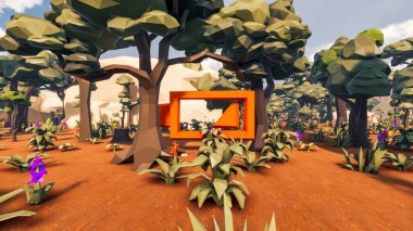 Sürdürülebilir kalkınma hedefleri için grafiksel kaynaklar biyolojik çeşitlilik büyüyen bir ekonomi ve ekoloji 3D yorumlama ve düşük polyester