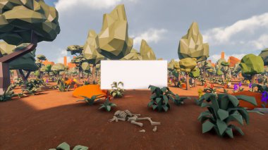 Sürdürülebilir kalkınma hedefleri için grafiksel kaynaklar biyolojik çeşitlilik büyüyen bir ekonomi ve ekoloji 3D yorumlama ve düşük polyester