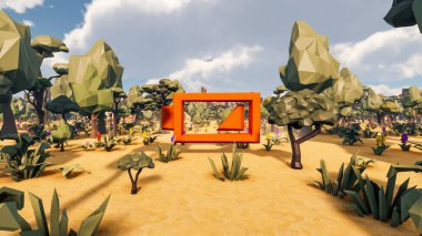 Sürdürülebilir kalkınma hedefleri için grafiksel kaynaklar biyolojik çeşitlilik büyüyen bir ekonomi ve ekoloji 3D yorumlama ve düşük polyester