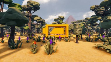 Sürdürülebilir kalkınma hedefleri için grafiksel kaynaklar biyolojik çeşitlilik büyüyen bir ekonomi ve ekoloji 3D yorumlama ve düşük polyester