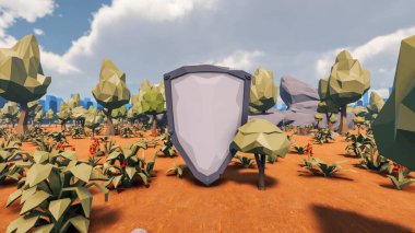 Sürdürülebilir kalkınma hedefleri, biyolojik çeşitlilik, büyüyen bir ekonomi ve ekoloji için grafiksel kaynaklar. 3B oluşturma ve düşük polyester