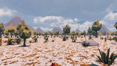 Sürdürülebilir kalkınma hedefleri, biyolojik çeşitlilik, büyüyen bir ekonomi ve ekoloji için grafiksel kaynaklar. 3B oluşturma ve düşük polyester