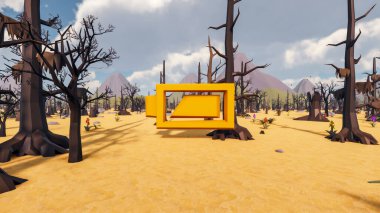 Sürdürülebilir kalkınma hedefleri için grafiksel kaynaklar biyolojik çeşitlilik büyüyen bir ekonomi ve ekoloji 3D yorumlama ve düşük polyester