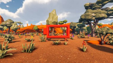 Sürdürülebilir kalkınma hedefleri için grafiksel kaynaklar biyolojik çeşitlilik büyüyen bir ekonomi ve ekoloji 3D yorumlama ve düşük polyester