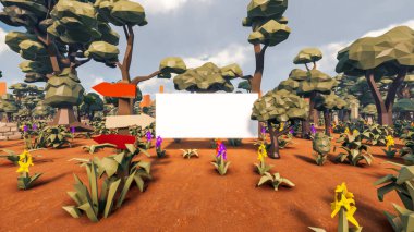 Sürdürülebilir kalkınma hedefleri için grafiksel kaynaklar biyolojik çeşitlilik büyüyen bir ekonomi ve ekoloji 3D yorumlama ve düşük polyester