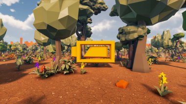 Sürdürülebilir kalkınma hedefleri için grafiksel kaynaklar biyolojik çeşitlilik büyüyen bir ekonomi ve ekoloji 3D yorumlama ve düşük polyester