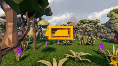 Sürdürülebilir kalkınma hedefleri için grafiksel kaynaklar biyolojik çeşitlilik büyüyen bir ekonomi ve ekoloji 3D yorumlama ve düşük polyester