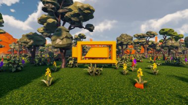 Sürdürülebilir kalkınma hedefleri için grafiksel kaynaklar biyolojik çeşitlilik büyüyen bir ekonomi ve ekoloji 3D yorumlama ve düşük polyester