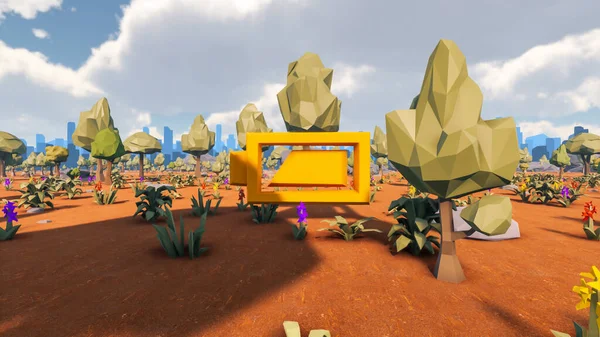 Sürdürülebilir kalkınma hedefleri için grafiksel kaynaklar biyolojik çeşitlilik büyüyen bir ekonomi ve ekoloji 3D yorumlama ve düşük polyester