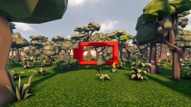 Sürdürülebilir kalkınma hedefleri için grafiksel kaynaklar biyolojik çeşitlilik büyüyen bir ekonomi ve ekoloji 3D yorumlama ve düşük polyester