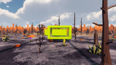 Sürdürülebilir kalkınma hedefleri için grafiksel kaynaklar biyolojik çeşitlilik büyüyen bir ekonomi ve ekoloji 3D yorumlama ve düşük polyester